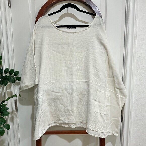 Oversized Raw Moda Top - O/S - Picture 1 of 7